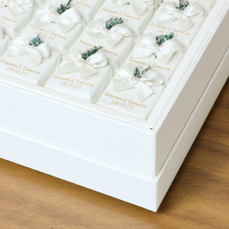 Bridal decorated & personalized premium chocolate hard box