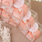 Set of 20 Bridal customized chocolate acrylic box giveaway