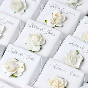 Bridal customized flower decorated pr...