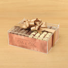 Elegant wedding theme premium chocolate gift acrylic box