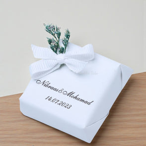 Bridal personalized and ribbon decora...