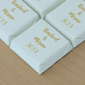 Wedding personalized chocolate