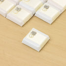 Wedding ribbon & pearl decorated chocolate