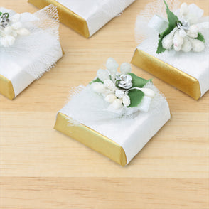 Bridal dress designed decorated choco...