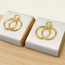 Wedding ring accessory decorated loose chocolate