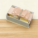 Set of 20 Bridal ribbon decorated chocolate view top box