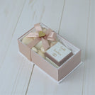 Set of 20 Wedding decorated chocolate & almond dragees box