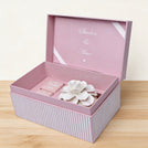 Flower ceramic souvenir & chocolate printed hard box