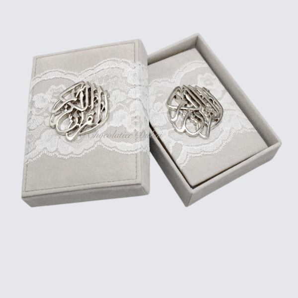 Set of 20 Mashallah decorated quran velvet box