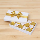 Bon voyage gold classic designed 15 piece premium chocolate hard box