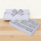 Bon voyage classic silver designed 15 piece premium chocolate hard box