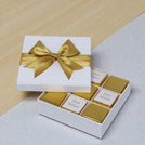 Best wishes gold classic designed 9-piece chocolate hard box