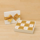 Best wishes gold classic designed 12P premium chocolate hard box