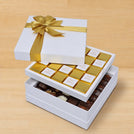 Best wishes gold classic designed 2-layer premium chocolate hard box