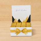 Best wishes geometric designed chocolate medium hamper