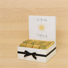 "Brighten your day" sun streak designed premium chocolate medium hamper