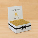 "Brighten your day" sun streak designed premium chocolate medium hamper