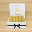 "Brighten your day" sun streak designed premium chocolate large hamper