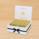 "Brighten your day" sun streak designed premium chocolate large hamper