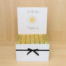 "Brighten your day" sun streak designed premium chocolate extra large hamper