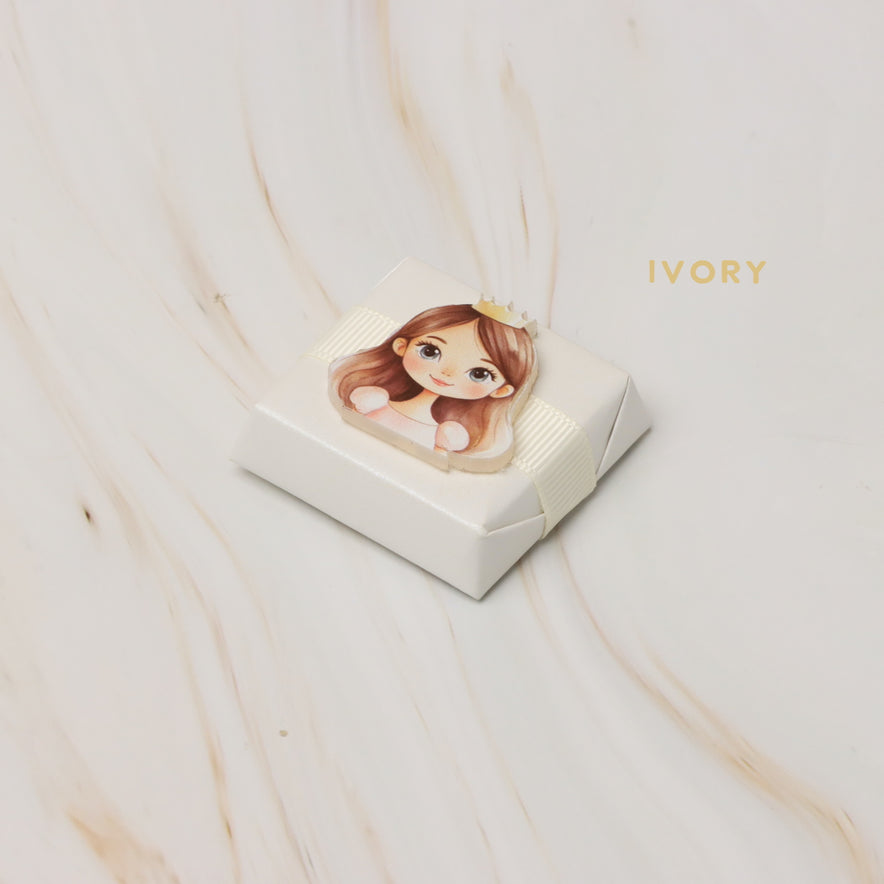 Baby girl princes acrylic decorated premium chocolate