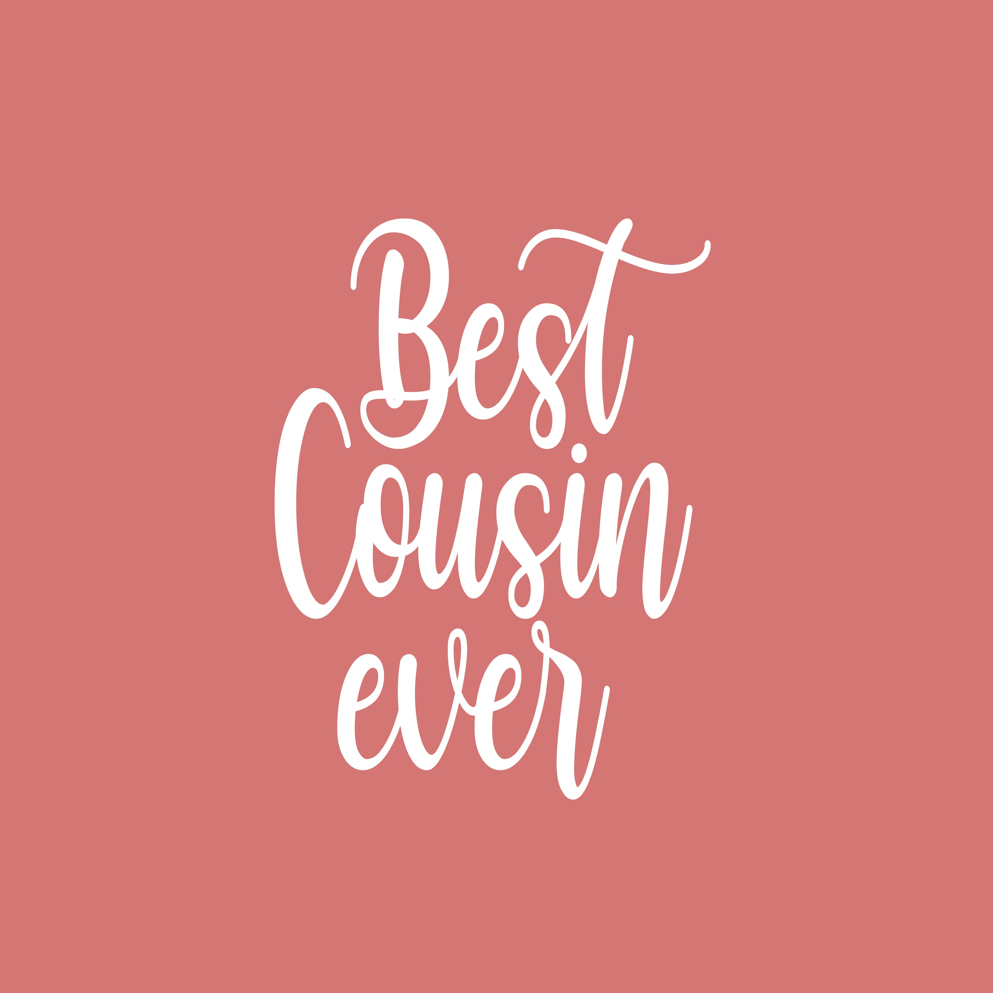 Best cousin ever greeting card