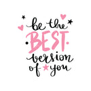 Be the best version of you greeting card