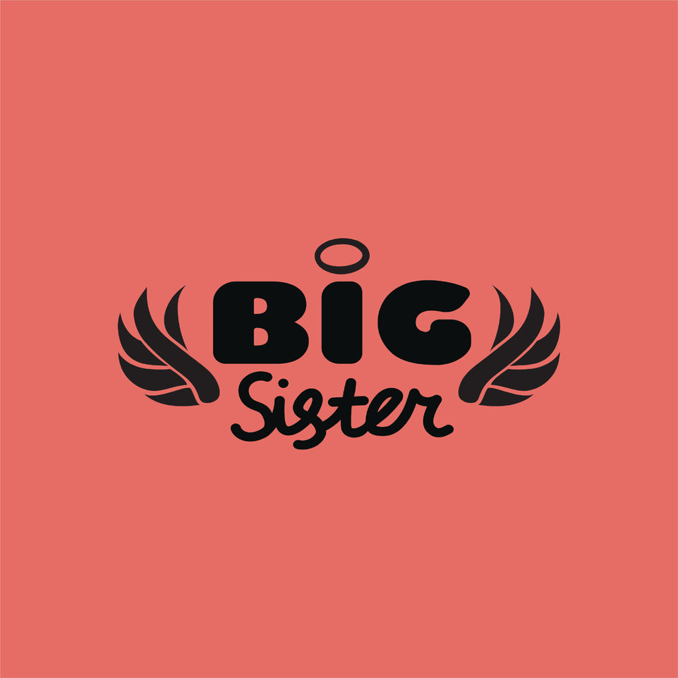 Big sister greeting card