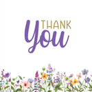 Botanial floral thank you greeting card