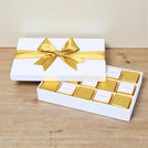 Congratulations gold designed 15P premium chocolate hard box
