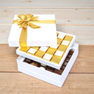 Congratulations gold designed premium chocolate 2-layer hard box