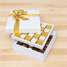 Congratulations gold designed premium chocolate 2-layer hard box