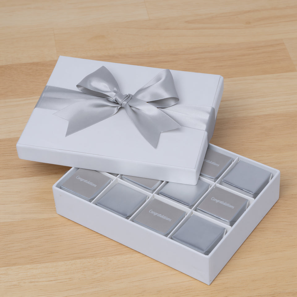 Congratulations classic 12P premium chocolate hard box