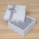 Congratulations classic silver designed chocolate hard box