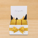 Congrats geometric designed premium chocolate small hamper