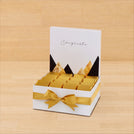 Congrats geometric designed chocolate medium hamper