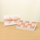 Old Rose pink  designed 15-piece premium chocolate hard box