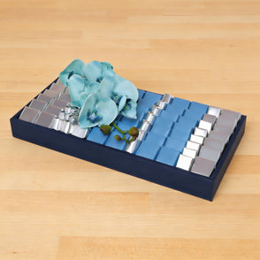 Flower decorated chocolate medium lea...