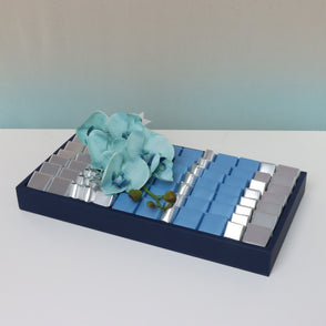 Flower decorated chocolate medium lea...