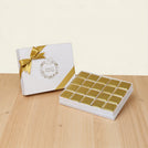Season's greeting designed premium chocolate 20 piece hard box
