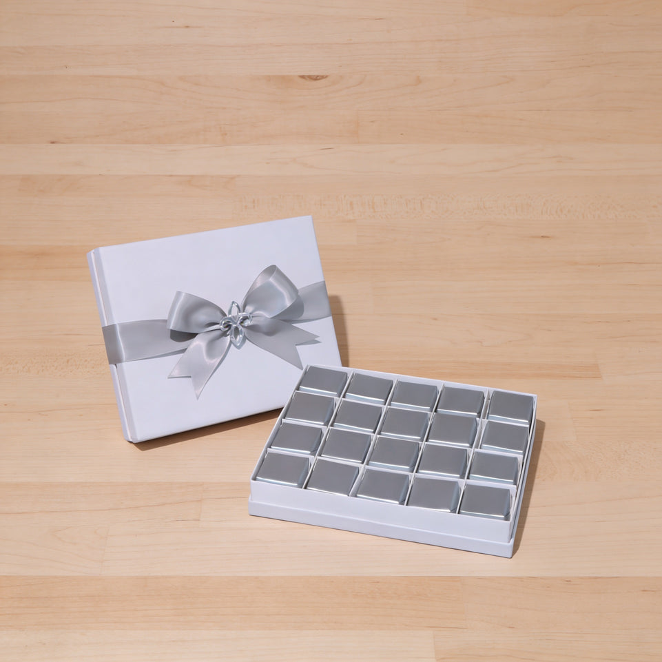 Premium silver delights chocolate 20-pc hard box