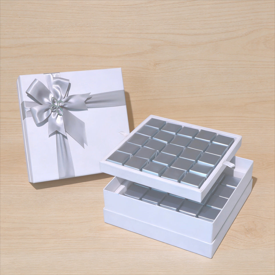 Premium silver delights chocolate 2-layer hard box