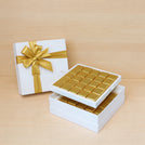 Premium gold & white chocolate 50-pc hard box