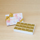 Best wishes pastel designed 15 pc premium chocolate hard box