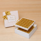 Best wishes designed 50P premium chocolate hard box