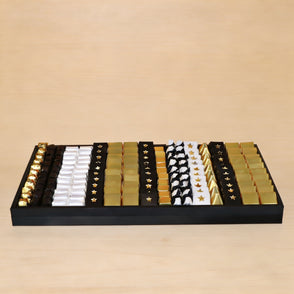Premium large leather designed chocol...