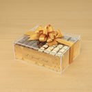 A special treat gold pattern design premium chocolate small acrylic tray