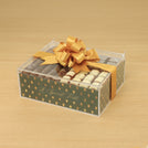 A special treat diamond pattern design premium chocolate small double acrylic tray