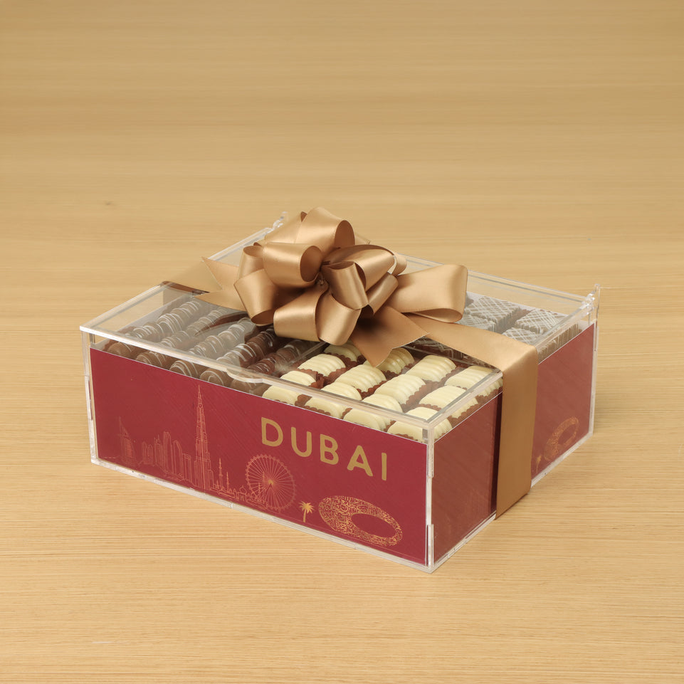 DUBAI design premium chocolate gift acrylic box