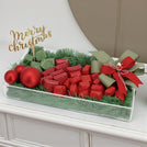 Merry Christmas designed premium chocolate acrylic tray